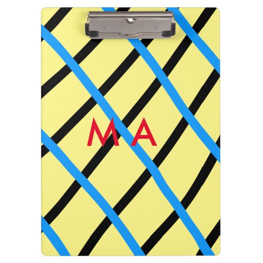 Enkelvoudig gram add your name letter man t klembord (Voorkant)