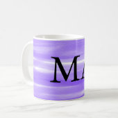 Enkelvoudig gram add your name letter man t koffiemok (Voorkant links)