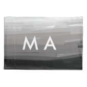 Enkelvoudig gram add your name letter man t kussensloop (Achterkant)