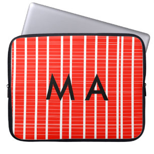 Enkelvoudig gram add your name letter man t laptop sleeve