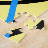 Enkelvoudig gram add your name letter man t legpuzzel (Zijkant)