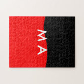 Enkelvoudig gram add your name letter man t legpuzzel (Horizontaal)