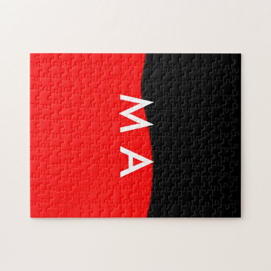 Enkelvoudig gram add your name letter man t legpuzzel (Horizontaal)