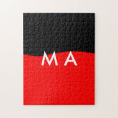 Enkelvoudig gram add your name letter man t legpuzzel (Verticaal)