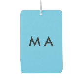 Enkelvoudig gram add your name letter man t luchtverfrisser (Voorkant)