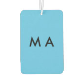 Enkelvoudig gram add your name letter man t luchtverfrisser (Achterkant)