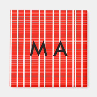 Enkelvoudig gram add your name letter man t magneet