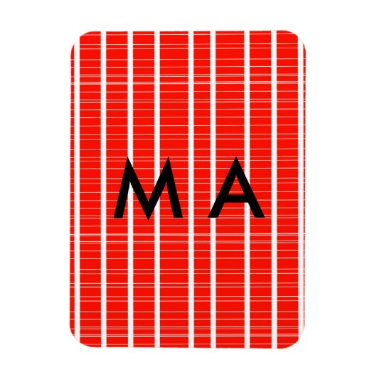 Enkelvoudig gram add your name letter man t magneet (Verticaal)