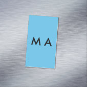 Enkelvoudig gram add your name letter man t magnetisch visitekaartje (Voorbeeld)