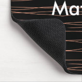 Enkelvoudig gram add your name letter man t muismat (Hoek)