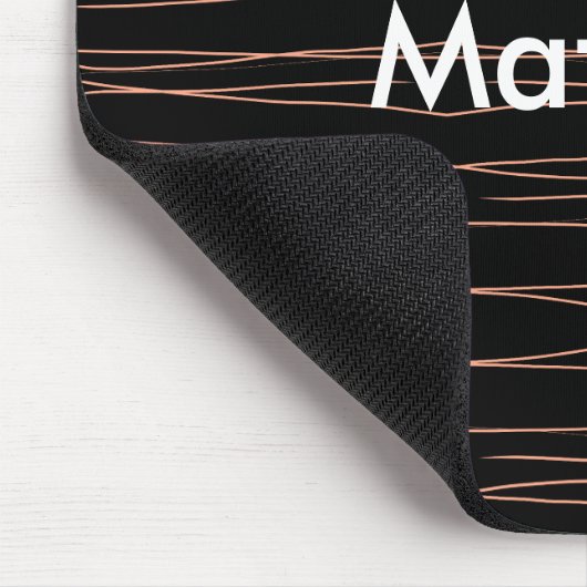 Enkelvoudig gram add your name letter man t muismat (Hoek)