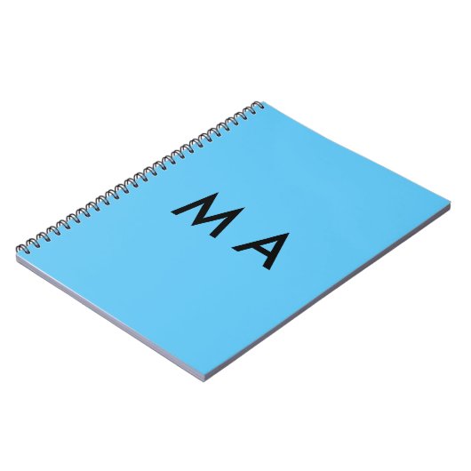 Enkelvoudig gram add your name letter man t notitieboek (Linkerzijde)