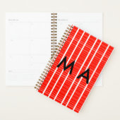 Enkelvoudig gram add your name letter man t planner (Display)