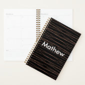 Enkelvoudig gram add your name letter man t planner (Display)