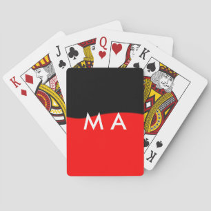 Enkelvoudig gram add your name letter man t pokerkaarten