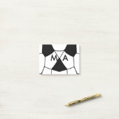 Enkelvoudig gram add your name letter man t post-it® notes (Op bureau)