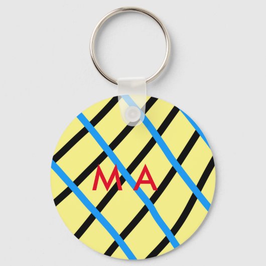 Enkelvoudig gram add your name letter man t sleutelhanger (Voorkant)