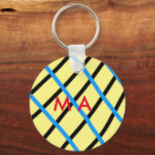 Enkelvoudig gram add your name letter man t sleutelhanger (Voorkant)