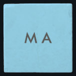 Enkelvoudig gram add your name letter man t stenen onderzetter<br><div class="desc">ontwerp</div>