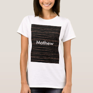 Enkelvoudig gram add your name letter man t t-shirt