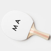 Enkelvoudig gram add your name letter man t tafeltennisbatje (Zijkant)
