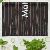 Enkelvoudig gram add your name letter man t theedoek (Gevouwen)