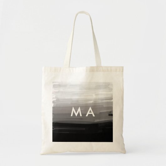 Enkelvoudig gram add your name letter man t tote bag (Voorkant)