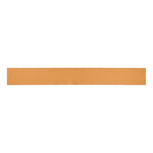 enkelvoudig massief verbrand Sinaasappel Grosgrain Lint (Voorkant)