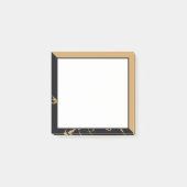 Enkelvoudig, minimalistisch, zwart-wit effect post-it® notes (Voorkant)