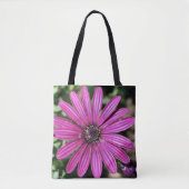 Enkelvoudig Paars-Afrikaanse Daisy Flower Tote Bag (Voorkant)