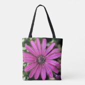Enkelvoudig Paars-Afrikaanse Daisy Flower Tote Bag (Achterkant)