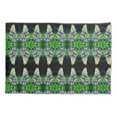 Enkelvoudig Paars laurierpatroon Kussensloop (Achterkant)