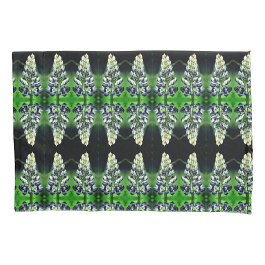 Enkelvoudig Paars laurierpatroon Kussensloop (Voorkant)