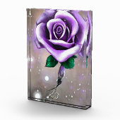 Enkelvoudig Paars Roos Fotoblokken (Rechts)