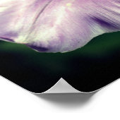 Enkelvoudig Paars ventilatorventiel Sluiten Poster (Hoek)