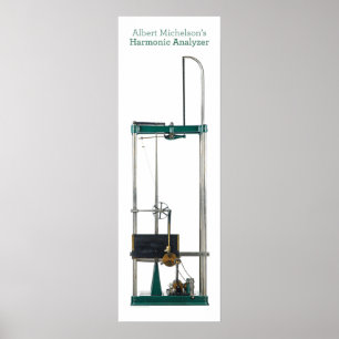 Enkelvoudig Uitzicht wit: Harmonische analysator Poster