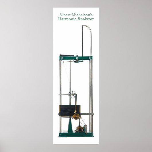Enkelvoudig Uitzicht wit: Harmonische analysator Poster (Voorkant)