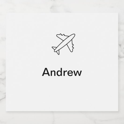 Enkelvoudig werkblad add your name beach fl likeurfles etiket (Enkel label)