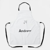 Enkelvoudig werkblad add your name beach fl schort (Voorkant)