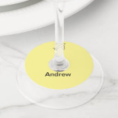 Enkelvoudig werkblad add your name beach fl wijnglaslabel (Dichtbij)