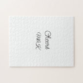 Enkelvoudige add name cheers paar name custom legpuzzel (Horizontaal)