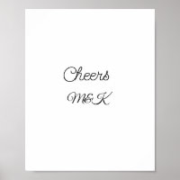 Enkelvoudige add name cheers paar name custom