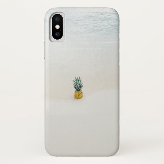 Enkelvoudige ananas op het strand Case-Mate iPhone case (Achterkant)