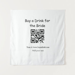 Enkelvoudige bacheloret buy a bride drink baard wandkleed