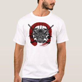 Enkelvoudige bloedsomloop van Samurai Enso T-shirt