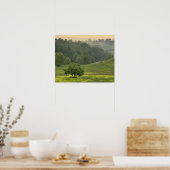 Enkelvoudige boerderij in de landbouw, Toscane Poster (Keuken)