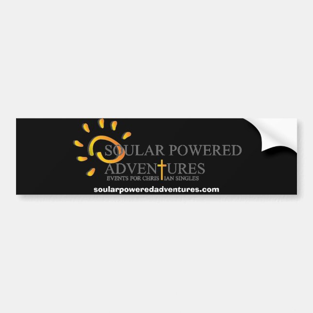 Enkelvoudige Bumpersticker (Voorkant)