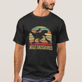 Enkelvoudige dadsaurus t rex dinosaur Vaderdag voo T-shirt