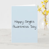 Enkelvoudige Dag tegen de valentijnsdag Kaart (Gele Bloem)