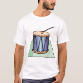 Enkelvoudige drum Mannen T-shirt (Voorkant)
